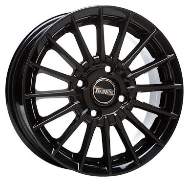 Диски - Tech-Line 302 5.5x13/4x98 d58.6 ET28 Black