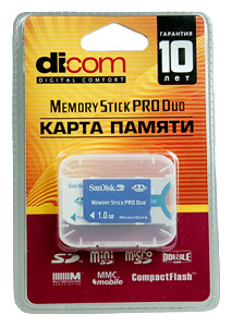 Карты памяти - Dicom memory Stick Pro Duo 1GB