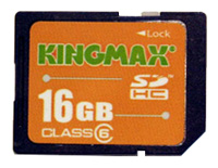 Карты памяти - Kingmax SDHC 16GB Class 6