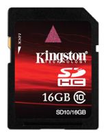 Карты памяти - Kingston SD10/16GB