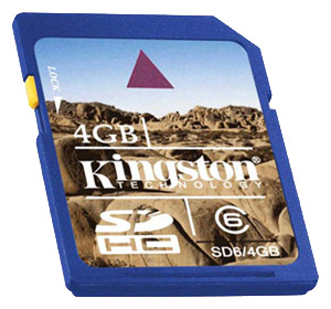 Карты памяти - Kingston SD6/4GB