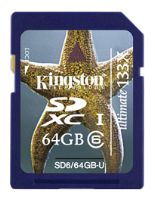Карты памяти - Kingston SD6/64GB-U