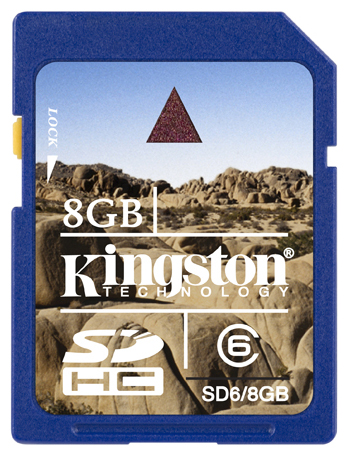 Карты памяти - Kingston SD6/8GB