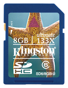 Карты памяти - Kingston SD6/8GB-U