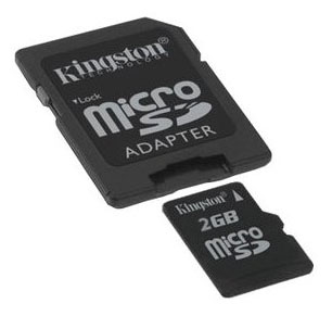 Карты памяти - Kingston SDC/2GB-2ADP
