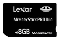 Карты памяти - Lexar Memory Stick Pro Duo 8GB