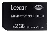 Карты памяти - Lexar Platinum II Memory Stick PRO Duo 2GB