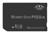 Карты памяти - QUMO MemoryStick PRO Duo 4Gb