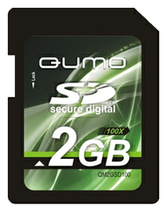 Карты памяти - QUMO SecureDigital 100X 2Gb