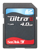 Карты памяти - Sandisk 4GB Ultra II SDHC Card