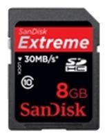 Карты памяти - Sandisk 8GB Extreme SDHC Class 10