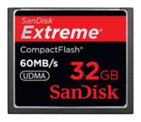 Карты памяти - Sandisk Extreme CompactFlash 60MB/s 32Gb