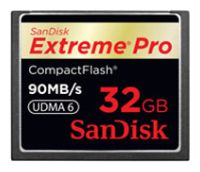 Карты памяти - Sandisk Extreme Pro CompactFlash 90MB/s 32Gb