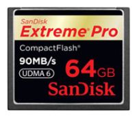 Карты памяти - Sandisk Extreme Pro CompactFlash 90MB/s 64Gb