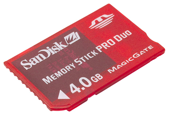 Карты памяти - Sandisk Gaming Memory Stick PRO Duo 4Gb