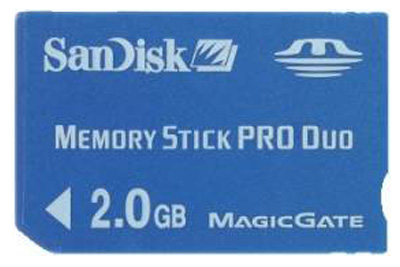 Карты памяти - Sandisk Memory Stick PRO Duo 2Gb