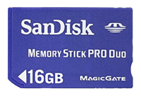 Карты памяти - Sandisk Memory Stick PRO Duo 16Gb