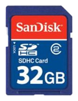 Карты памяти - Sandisk SDHC Card 32GB Class 2