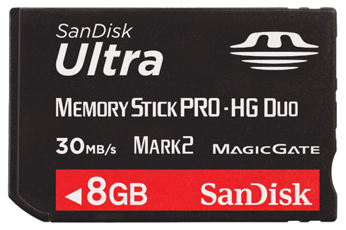 Карты памяти - Sandisk Ultra Memory Stick PRO-HG Duo 8GB