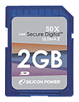 Карты памяти - Silicon Power Secure Digital Ultima II 2Gb 80X