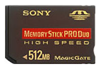 Карты памяти - Sony MSX-M512N