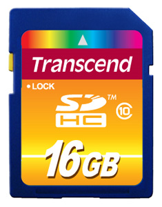 Карты памяти - Transcend TS16GSDHC10