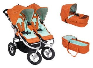 Коляски - Bumbleride Indie Twin Carrycot (2 в 1)