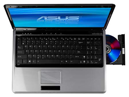 Asus F50GX (Pentium Dual-Core T3400 2160 Mhz/16.0