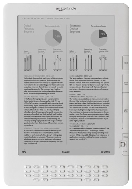 Устройства чтения книг - Amazon Kindle DX