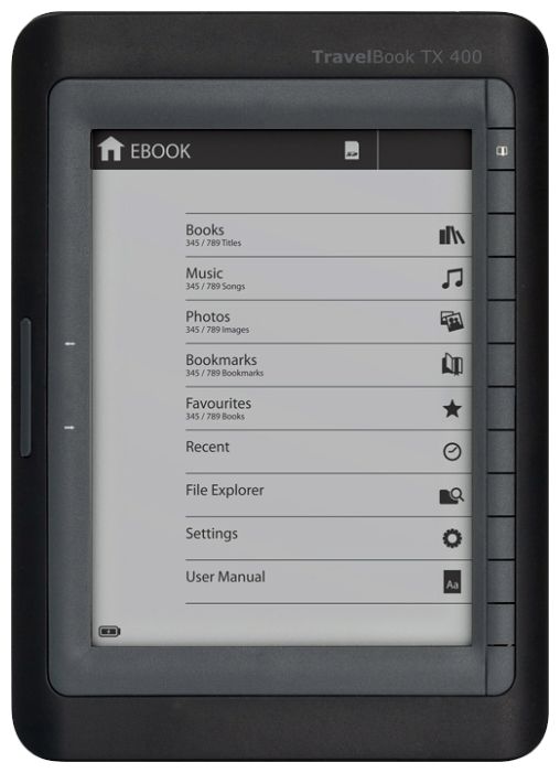 Устройства чтения книг - TravelBook TX 400