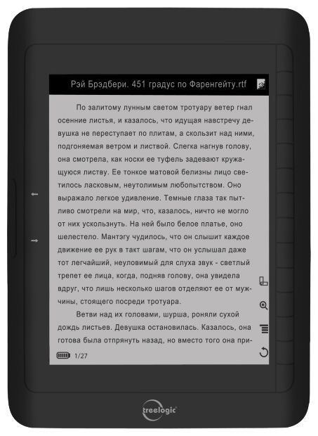 Устройства чтения книг - Treelogic E-BOOK Q6